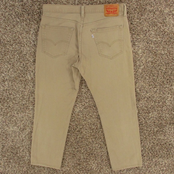 Levi's Jeans men's 36x29 Tan 541 Athletic Taper Fit Flex Denim - Picture 2 of 6